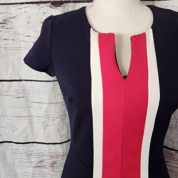 Boden Flora Ponte Sheath Dress Size 4 - Picture 5 of 7